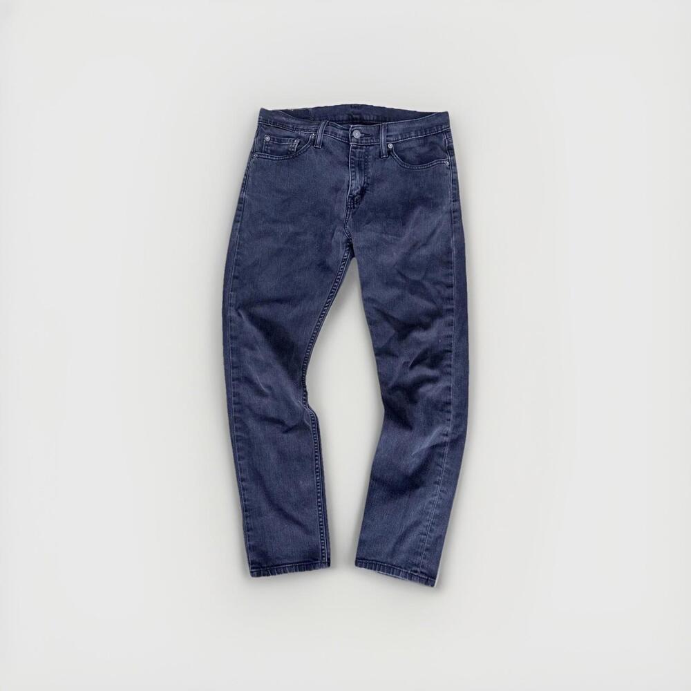 Levi’s 508 Regular Tapered Black Denim Jeans – Men’s W30 L28 – Athletic Slim Fit